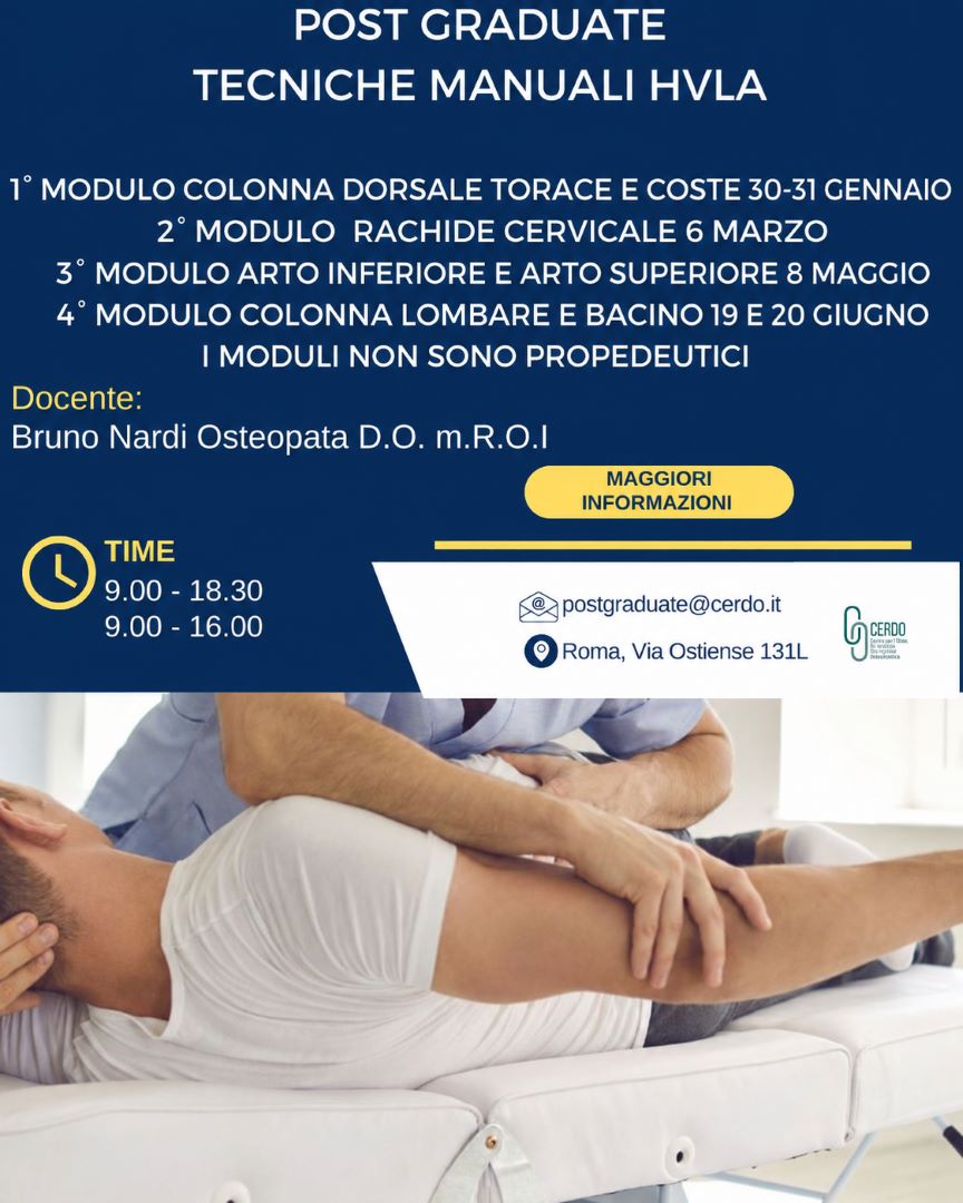 TECNICHE MANUALI HVLA