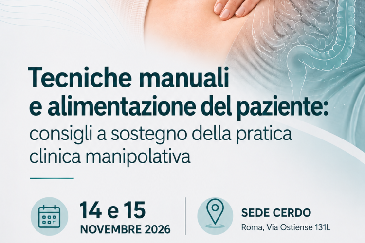 Tecniche manuali e alimentazione del paziente